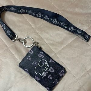 Ivory Ella Wallet/Lanyard